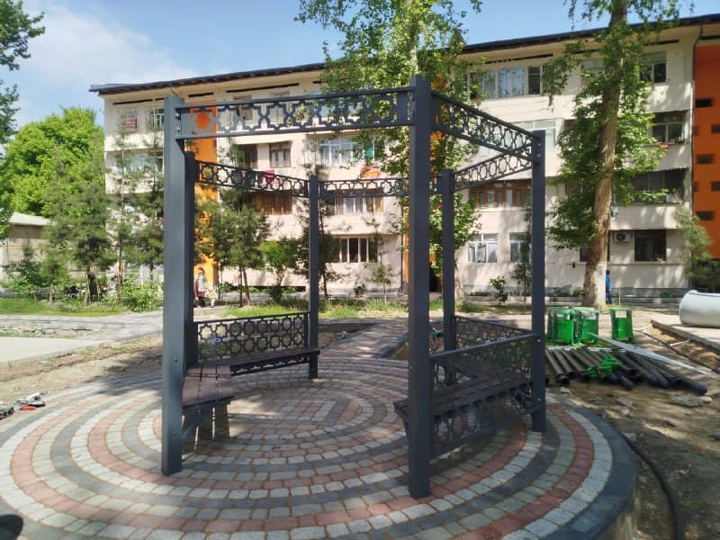 Беседкаҳо барои минтақаи ҳавлӣ дар Ялангач
