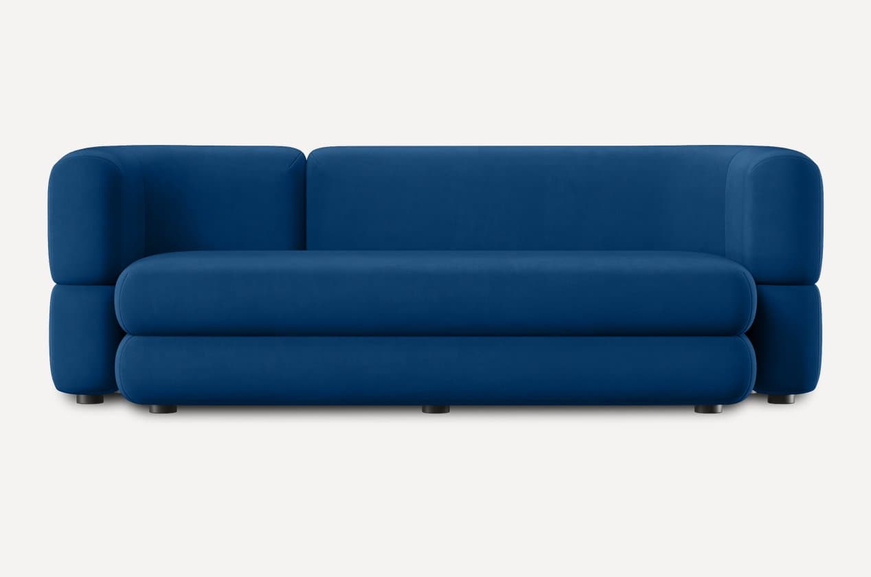 Sitora toʻgʻri divan — koʻk