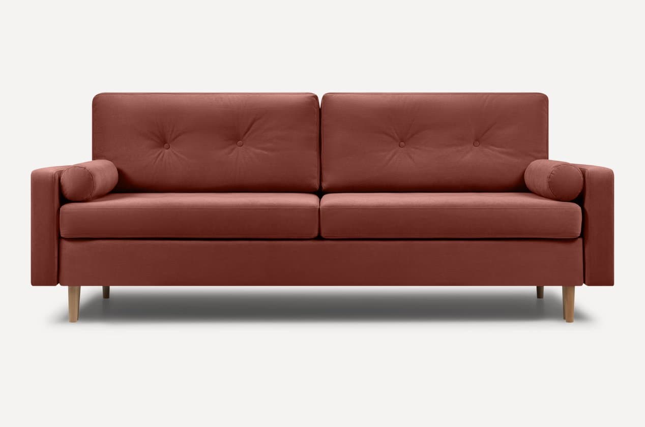 Navo toʻgʻri divan — terrakota