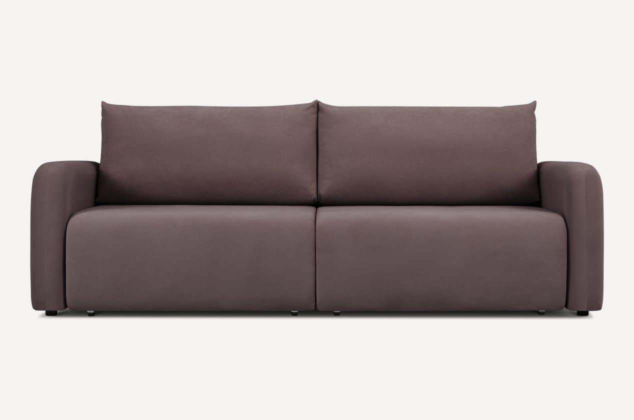 Registon toʻgʻri divan — jigarrang