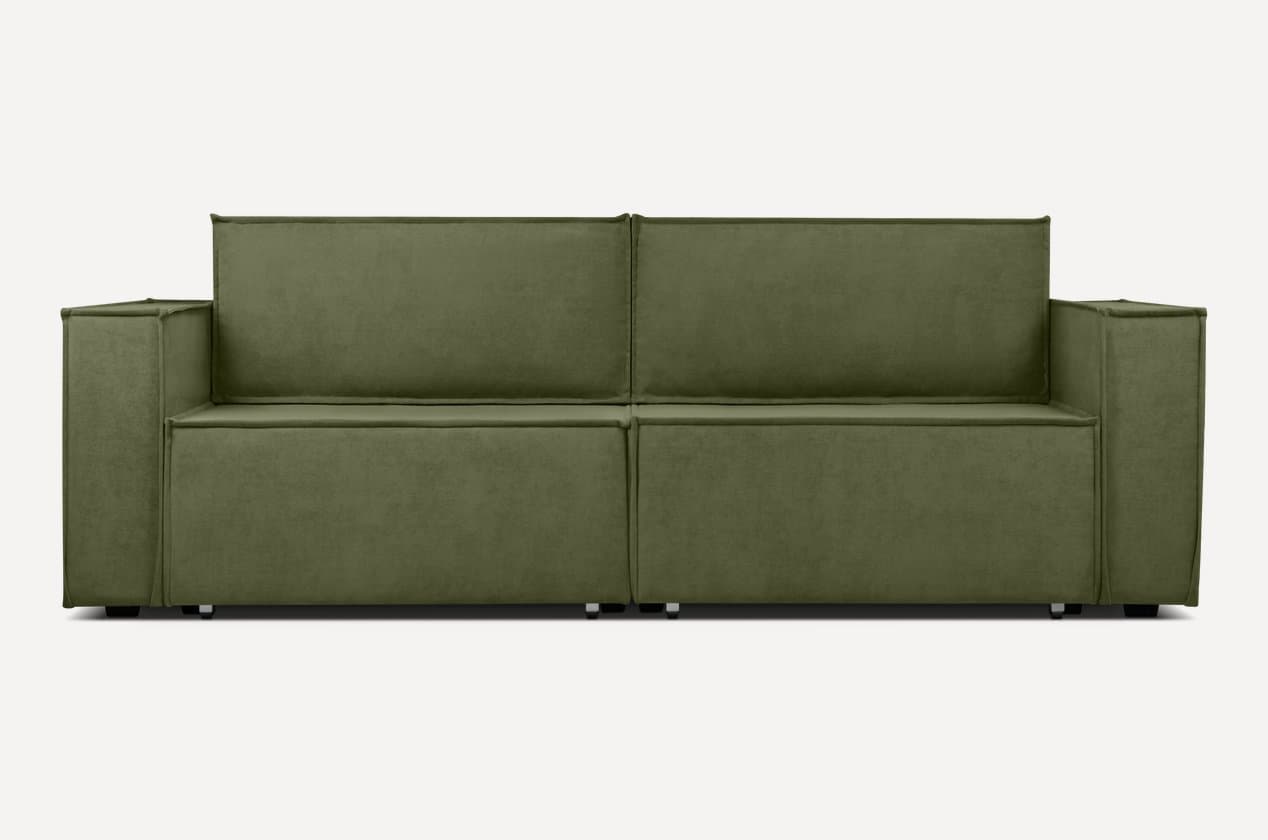 Sitora toʻgʻri divan — zaytun rang