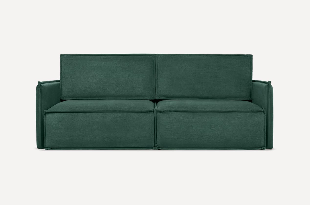 Navo toʻgʻri divan — zumrad