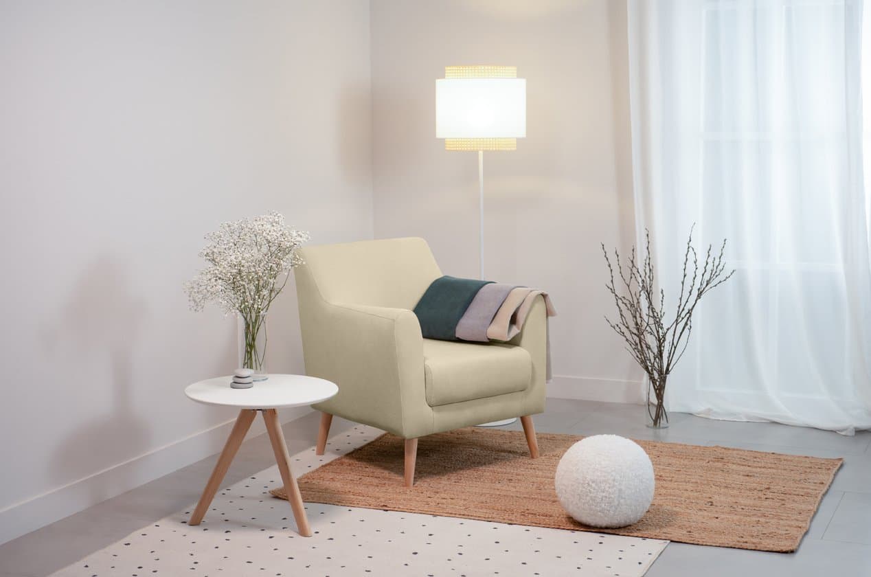 Sitora kreslo 74 sm — bej rang
