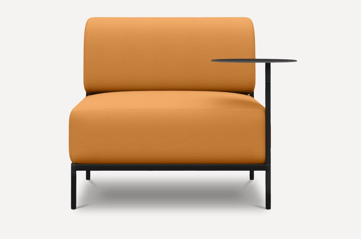Humo Soft modulli terrakota kreslo