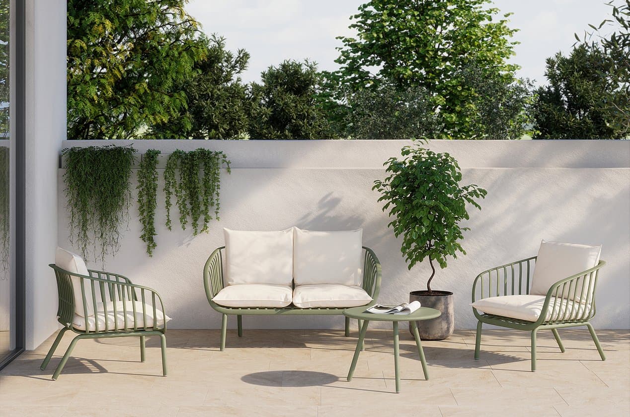 Кресло Lira Patio 70 см — оливковый