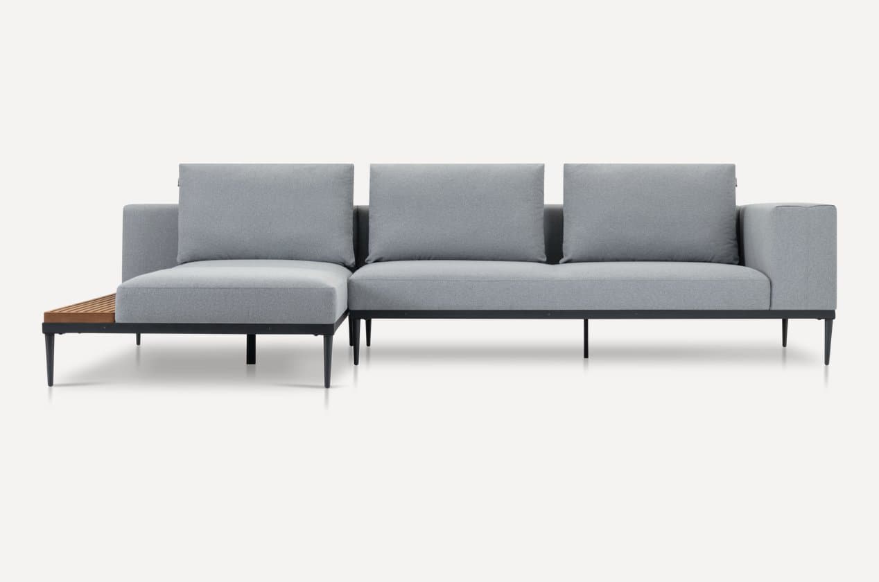 Evara Vista keng modulli kulrang divan
