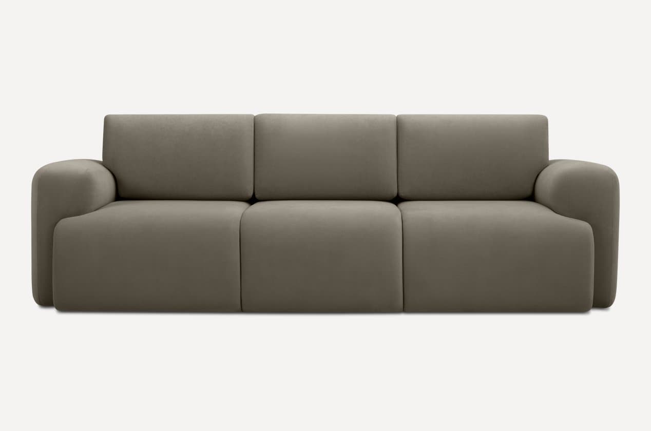 Boghcha toʻgʻri divan — yashil