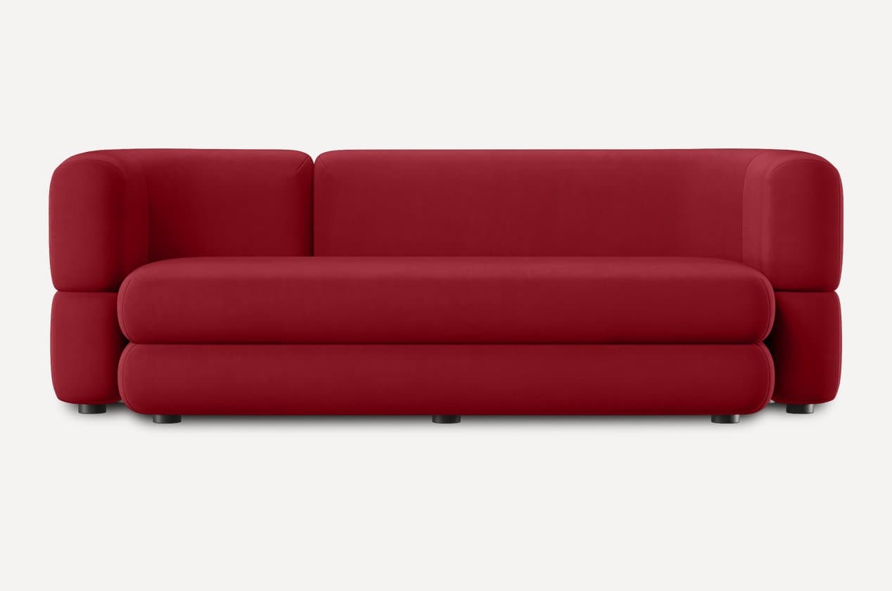 Sitora toʻgʻri divan — gilos rang