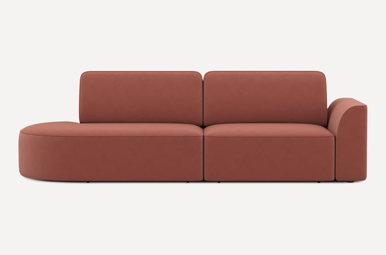 Sitora divan moduli — terrakota