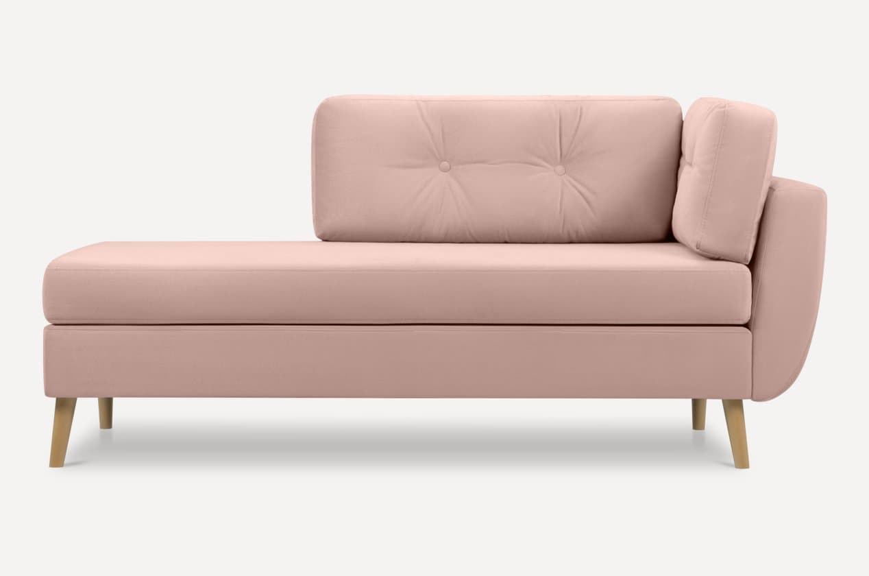 Navo kushetka 169 sm — pushti